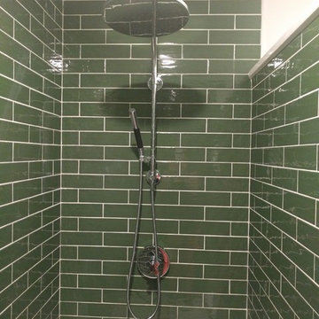 Green Glazed Ceramic Wall Tile