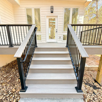 2-Tier Home Addition & PVC Decks in Fayetteville, GA
