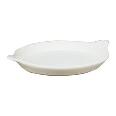 Eurita, Au Gratin Porcelain Dish, White, Small