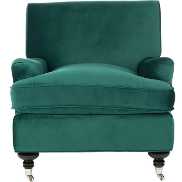 Chloe Club Chair, Emerald