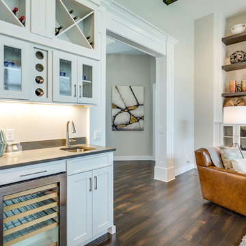 Home Bar + Built-Ins by DeWils Interiors - The Aerius - Two Story Modern America