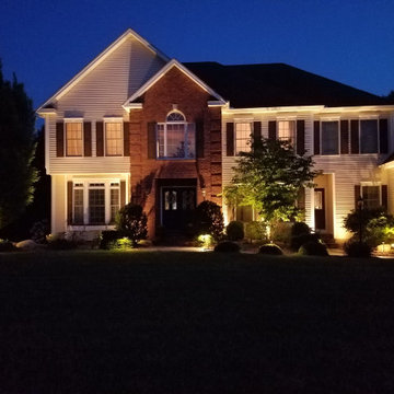 Landscape Lighting is a must have when your home looks like this