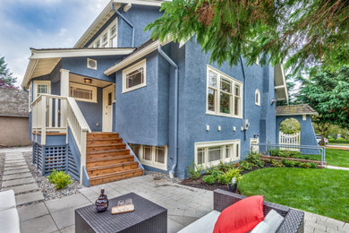 Example of an exterior home design in Vancouver