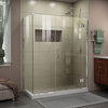 DreamLine W 57 1/2" to 58" Hinged Shower Enclosure, E12922534-01