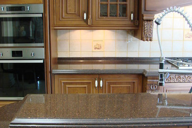 Elegant kitchen photo in Other