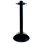 Z-Lite - Z-Lite CSMB Billiard Cue Stand in Matte Black - This cue stand is finished in matte black, and would be at home in any game room.