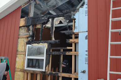 Fire Damage to Pole Barn/Living Quarters