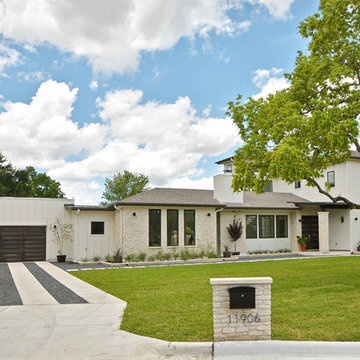 ATX Modern home - Reclaimed Ivory White Oak