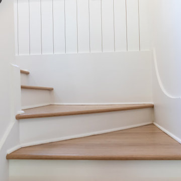 Historical touches with high baseboards