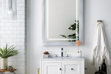 オマハにあるトランジショナルスタイルのおしゃれな浴室の写真