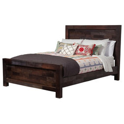 Rustic Panel Beds by The Khazana Home Austin Furniture Store