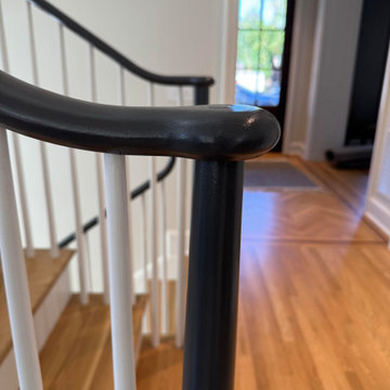 Project #142 | Transitional Staircase with Over-the-Post Balustrade