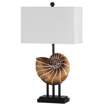Safavieh Nautilus 28" High Shell Table Lamp, Set of 2