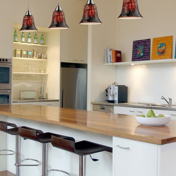 Satin Nickel 1-Light 7" Pendant