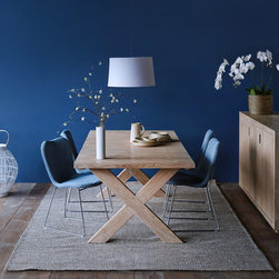 Nomad Java - Trestle Dining Table - Dining Tables