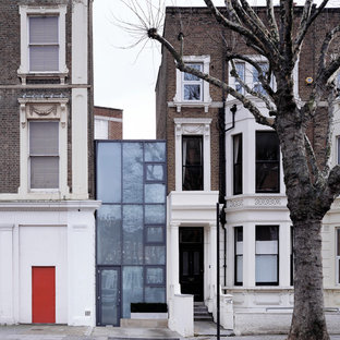 Photo of a modern exterior in London with a flat roof.