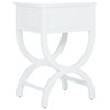 Safavieh Maxine Accent Table w/ Storage Drawer, White