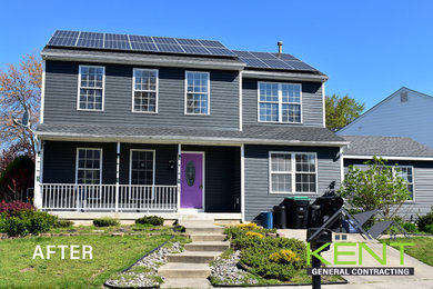 Inspiration for an exterior home remodel in Philadelphia