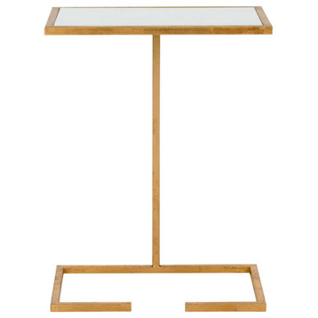 Neil gold leaf accent table, FOX2528A