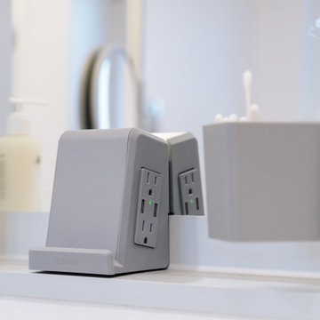 PL Portray Medicine Cabinet - USB charging port and electrical outlet