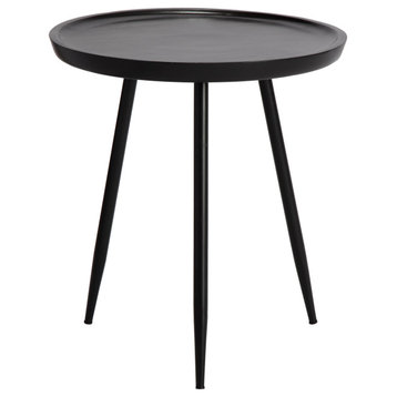 Chervey Tri Pin Side Table, Black