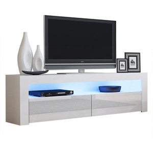 Modrest Frost Modern Small White Tv Unit Entertainment Tv Stand Milano Clic Modern 65 Led White