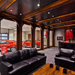 Garage Man Cave Houzz