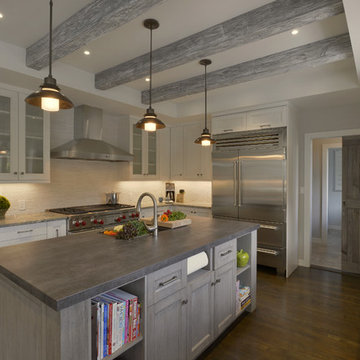 A Bright and Rustic Family-Friendly Kitchen