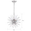 Cirrus 6 Light Chandelier, Polished Nickel