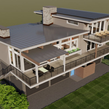 A New Mid-Century Modern Coastal Residence in Mattapoisett, Massachusetts