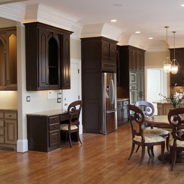Madison Hall subdivision- Marietta: White to Faux stain finish