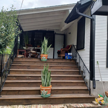 Custom Wood Deck & Stair Installation