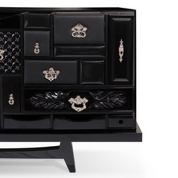 MONDRIAN BLACK Sideboard - Accent Chests And Cabinets