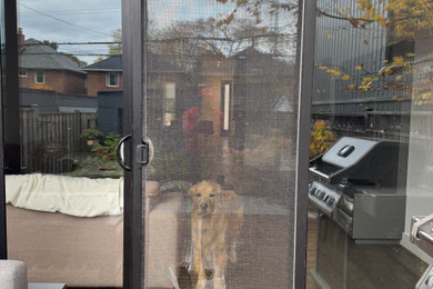Sliding screen door repair