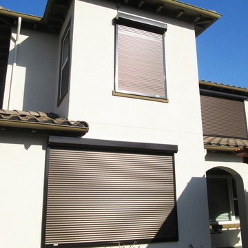 Exterior Retractable Rolling Metal Shutters
