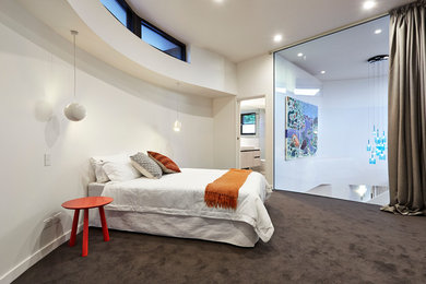 Home design - contemporary home design idea in Melbourne