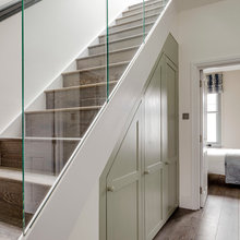 under stairs