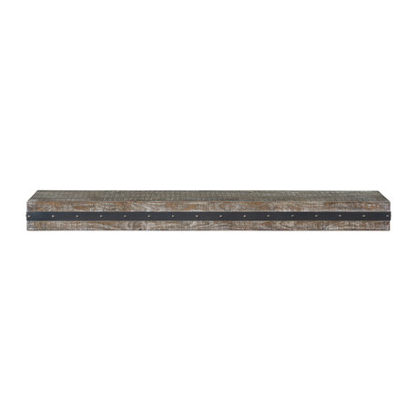 The Bedford 48" Mantel Shelf Gristmill Finish