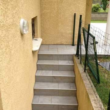 Carrelage exterieur : Terrasse.