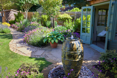 Photo of a small traditional garden in Cheshire.