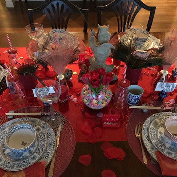 I See Red! Tablescape Designs ~ Valentine's Day/Lunar New Year Ladies Who Lunch