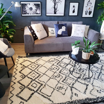 Boho-Modern living room