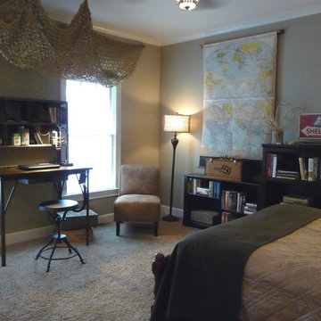 Teen Military Bedroom