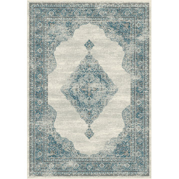 Regal 88416-6949 Area Rug, Gray And Blue, 2'x3'5"