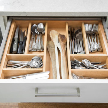Wood Cutlery Divider | Greenwich Ranch Renovation