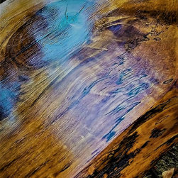 Natural Edge Maple Slab End Table - Coffee And Accent Tables