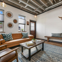 Basement Entertaining Lounge