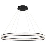 Eurofase - Eurofase 37093-013 Forster Large Chandelier 168 Light - Forster Large Led Chandelier, Black Trim With RounForster Large Chande Forster Large Chande *UL Approved: YES Energy Star Qualified: n/a ADA Certified: n/a  *Number of Lights: 168-*Wattage:135w LED bulb(s) *Bulb Included:No *Bulb Type:No *Finish Type:Black