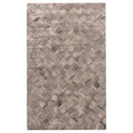 Exquisite Rugs - Natural Hide Cowhide Silver Area Rug, 8'x11' - Our natural hide collection brings a sense of warmth and comfort with a modern flair to any room. Each rug is meticulously handcrafted from premium hair-on cowhide. Make a statement with clean lines and rich texture. Due to the nature of this handmade product, there will be a light side and a darkside, rotating the rug 180 degrees. There is also up to+/- 6 inches variance in size.