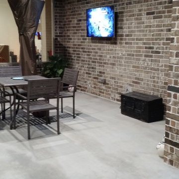 Cypress Patio with TV
